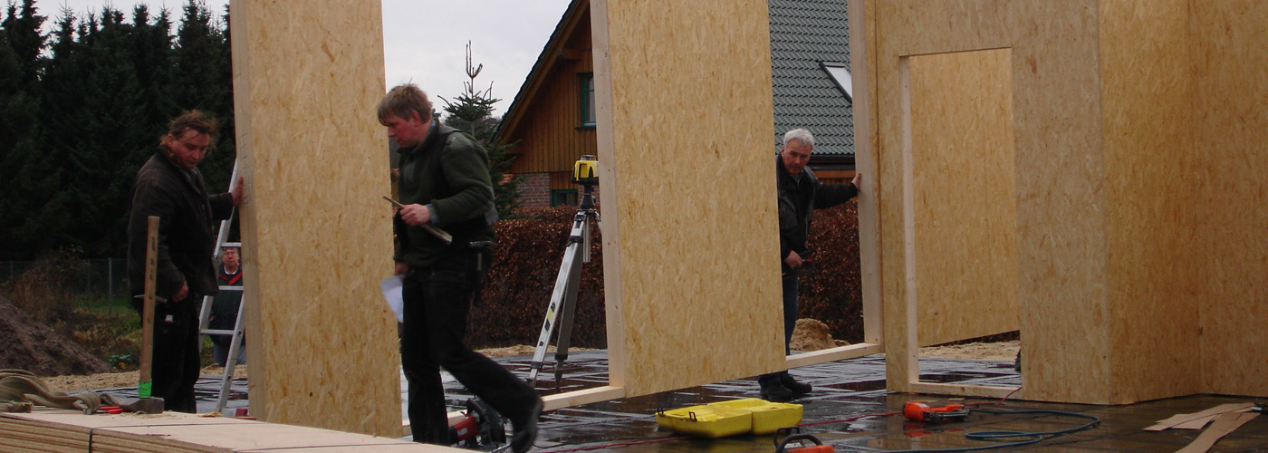 Arbeitsplatz Zimmerei Poschkamp Waren Müritz